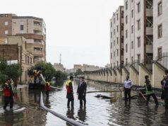 بار دیگر ... فاضلاب در خیابانهای اهواز ، جنوب غربی ایران