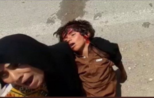 کودک پنج ساله بلوچ