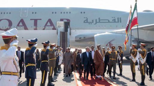 سفر مخفیانه امیر قطر به ایران