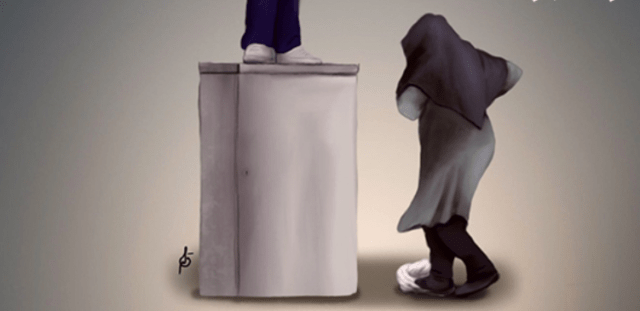 لگد خوردن عمامه