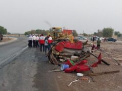 تصادف بزرگ در جاده شوشتر در استان خوزستان