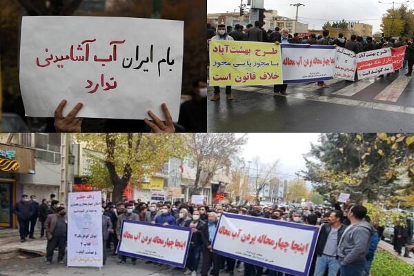۲۵ نفر در جریان اعتراضات آب در همدان بازداشت شدند!