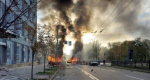 ‍وقوع چندین انفجار بزرگ در کی‌یف پایتخت اوکراین