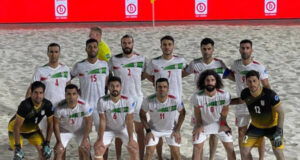 استقبال مردم از تیم ملی فوتبال ساحلی در بوشهر