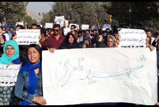 جزئیات اعتراضات مریوان به دنبال جان باختن نسرین قادری