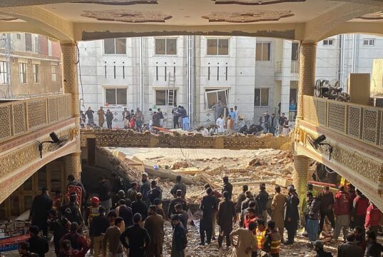 فوری؛ انفجار در مسجدی در پیشاور