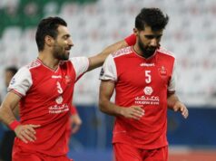 درگیری جنجالى دو پرسپولیسی در زمین مسابقه