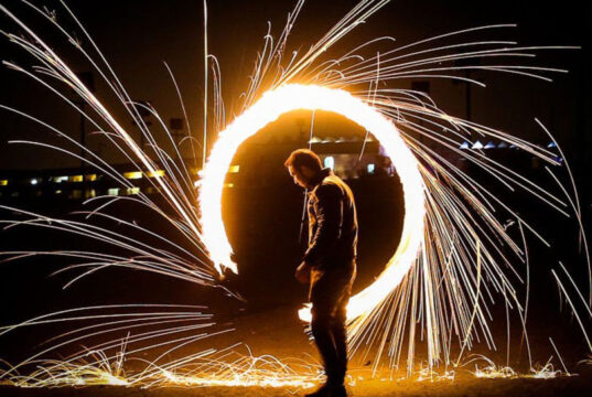 شلیک گاز اشک‌آور از سوى نیروهای امنیتى به مردم در چهارشنبه‌سوری