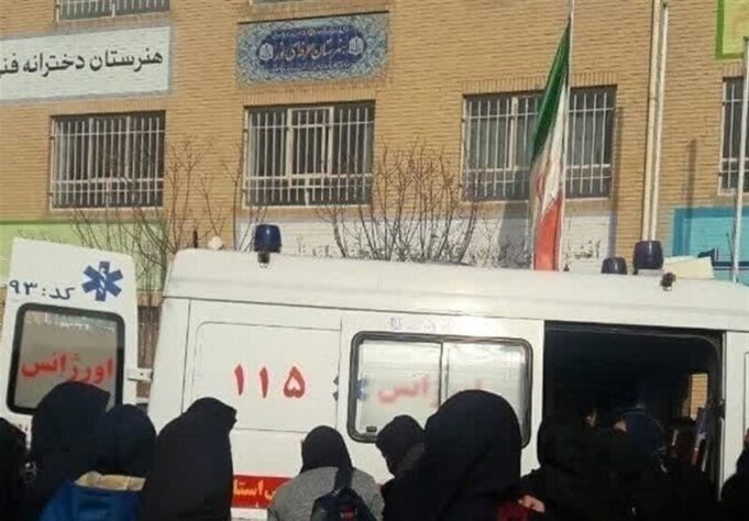 وضعيت وخيم دختران دانش آموز بعد از حمله شیمیایی