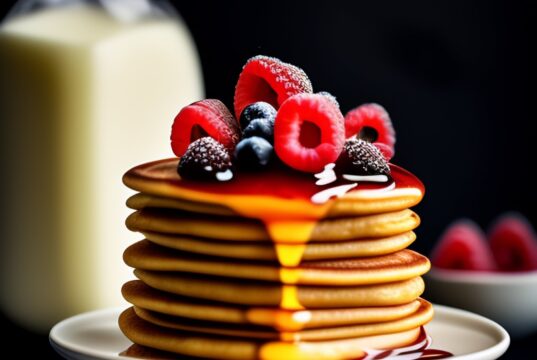 راهنمای تهیه و تزیین پنکیک خانگی: طعمی شیرین و تزیینی جذاب