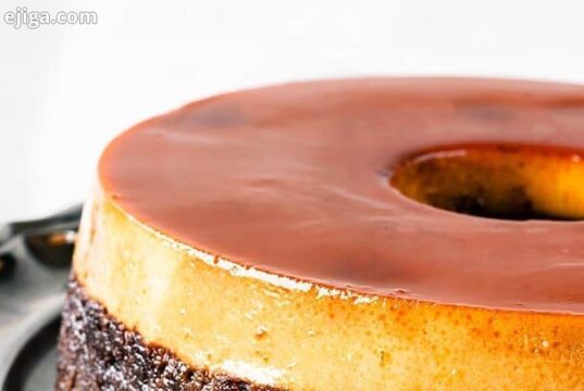 طرز تهیه کیک کرم کاراملی