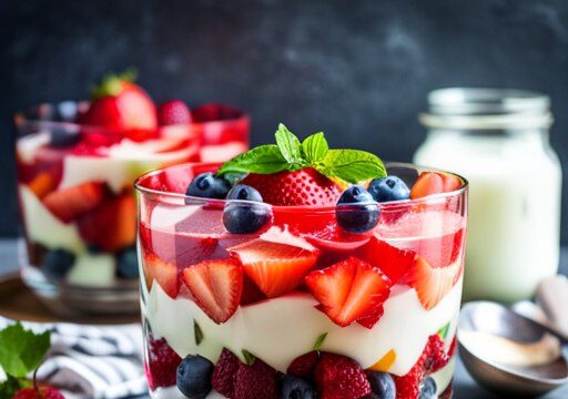 شیرینی و تازگی در هر لایه: طرز تهیه ترایفل میوه‌ای با ژله، دسری شیک و لذیذ