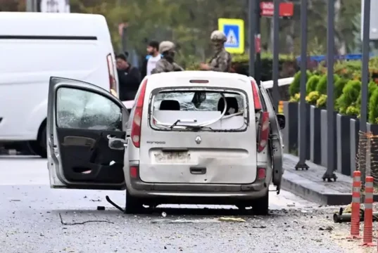 انفجار در نزدیکی وزارت داخله ترکیه