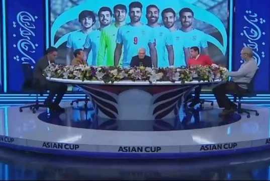 جدال عجیب خداداد عزیزی و جواد خیابانی پس از بازی ایران و سوریه